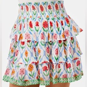 Roller Rabbit Infinity Floral Siggy Skirt NWT